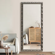 Ornate Full Length Mirror (Silver) - FLM29