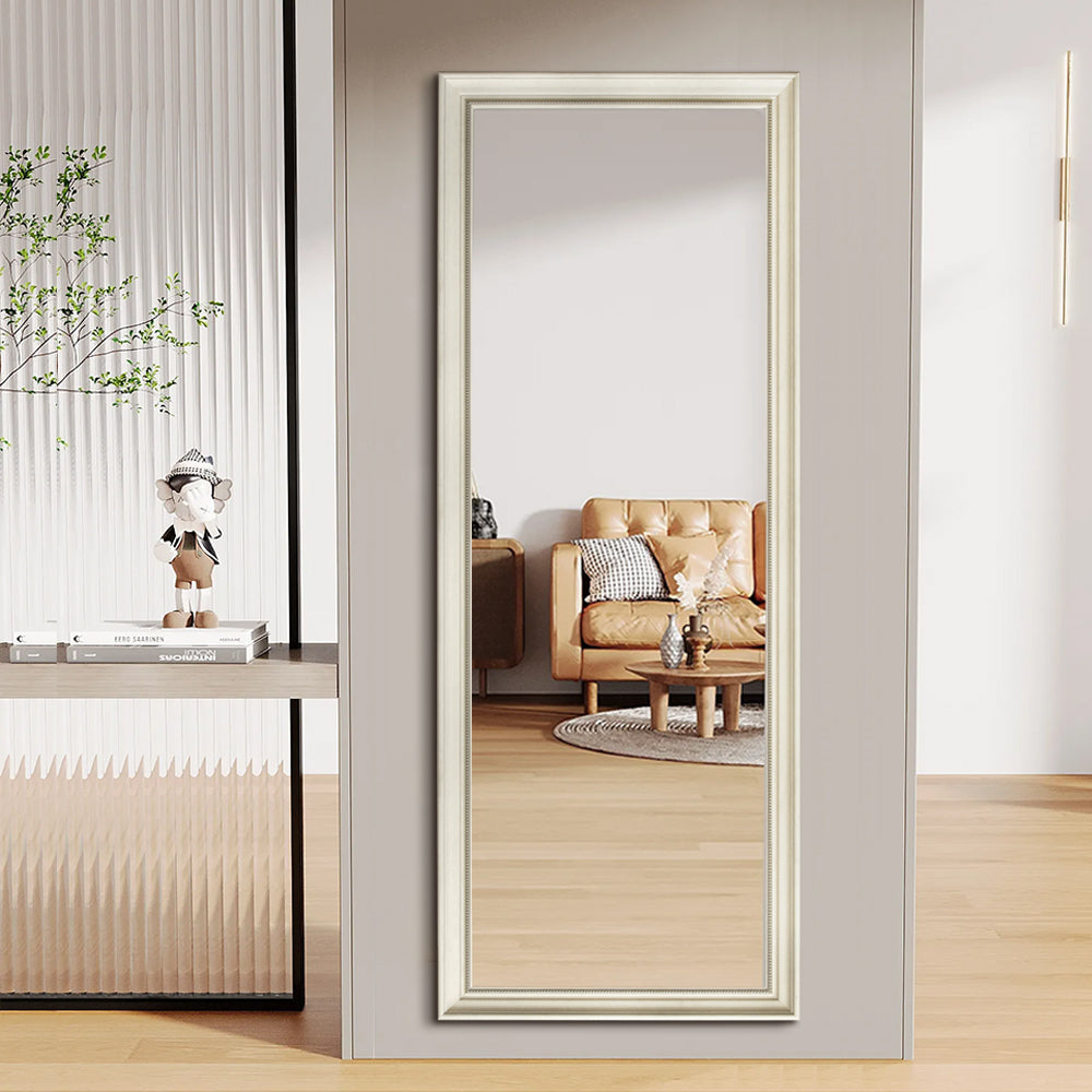 Antique White Elegant Full Length Mirror - FLM18