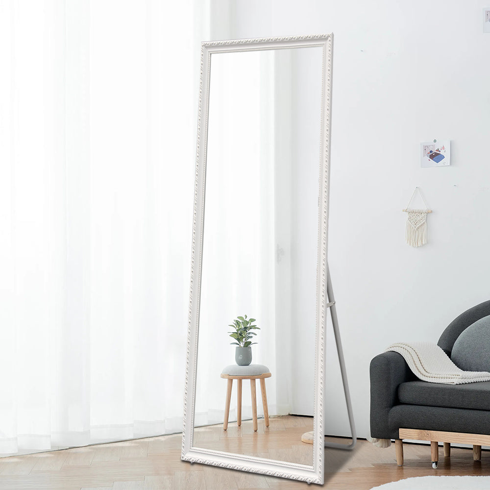 Classic White Full Length Mirror - FLM25