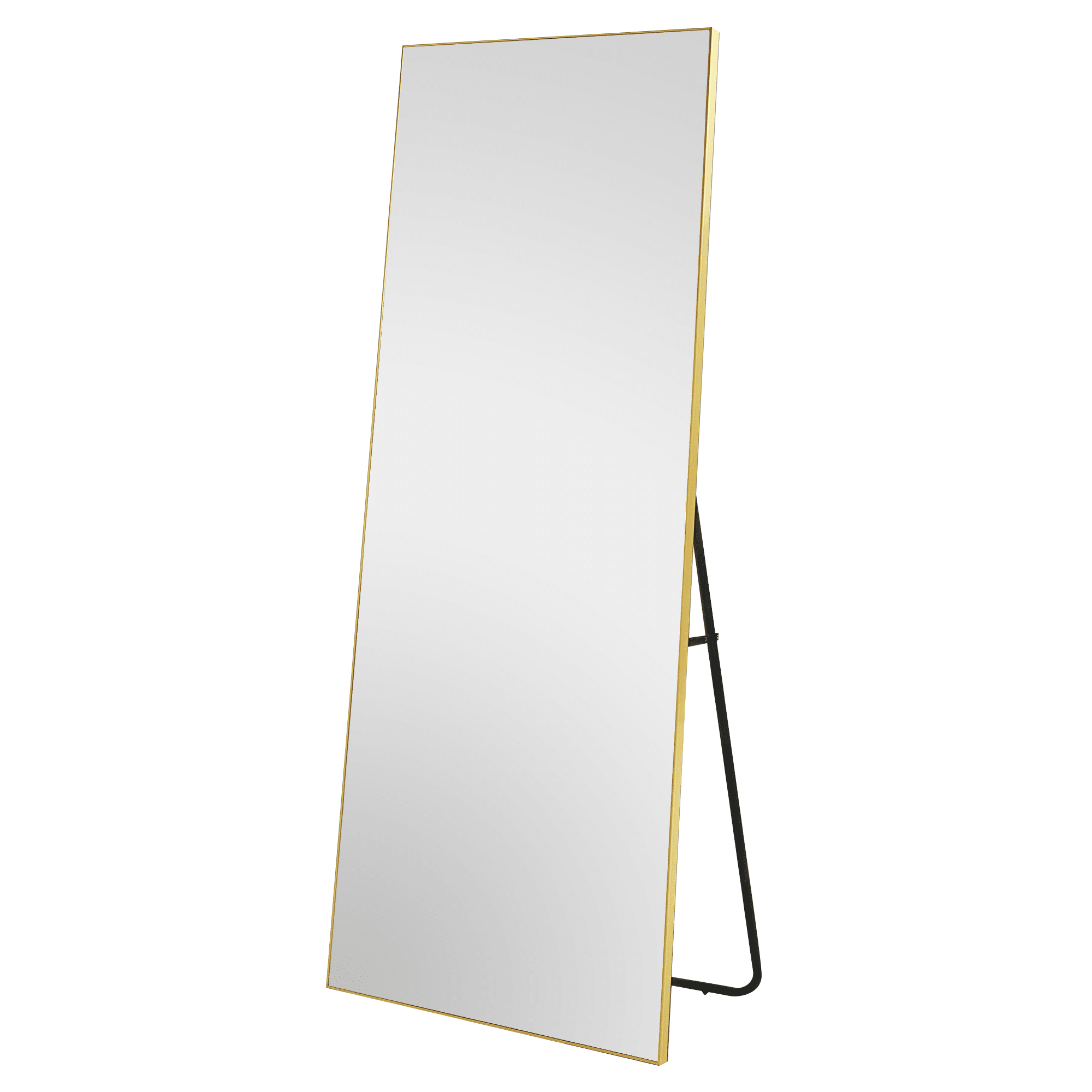 Rectangular Full Length Mirror 90cm x 190cm Gold Large Modern Floor Mirror