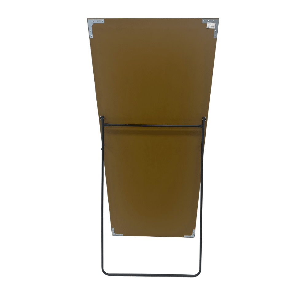 Rectangular Full Length Mirror 80cm x 180cm Black PS Frame Floor Standing Dressing Bedroom Mirror Modern Style