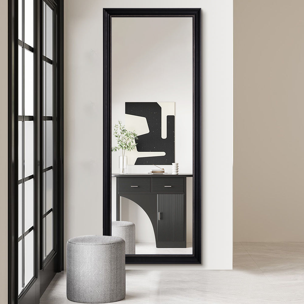 Carbon Black Elegant Full Length Mirror - FLM17
