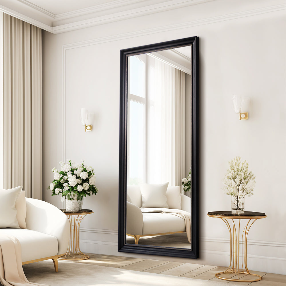 Carbon Black Elegant Full Length Mirror - FLM17