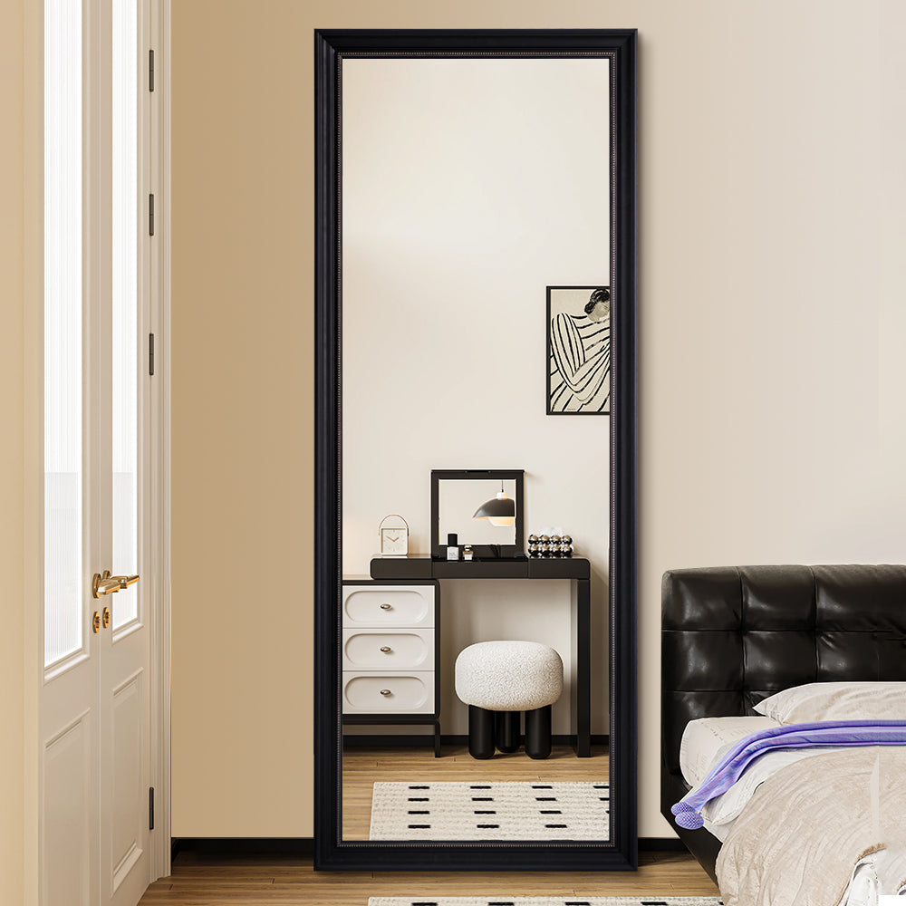 Carbon Black Elegant Full Length Mirror - FLM17