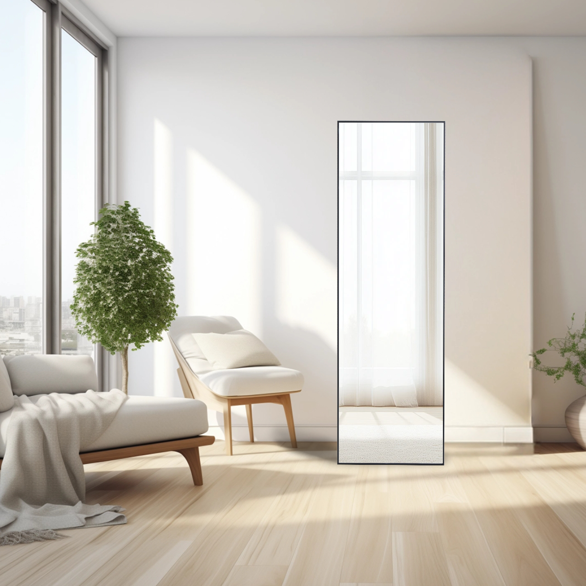 Modern Edge Dressing Mirror (Medium) - FLM36
