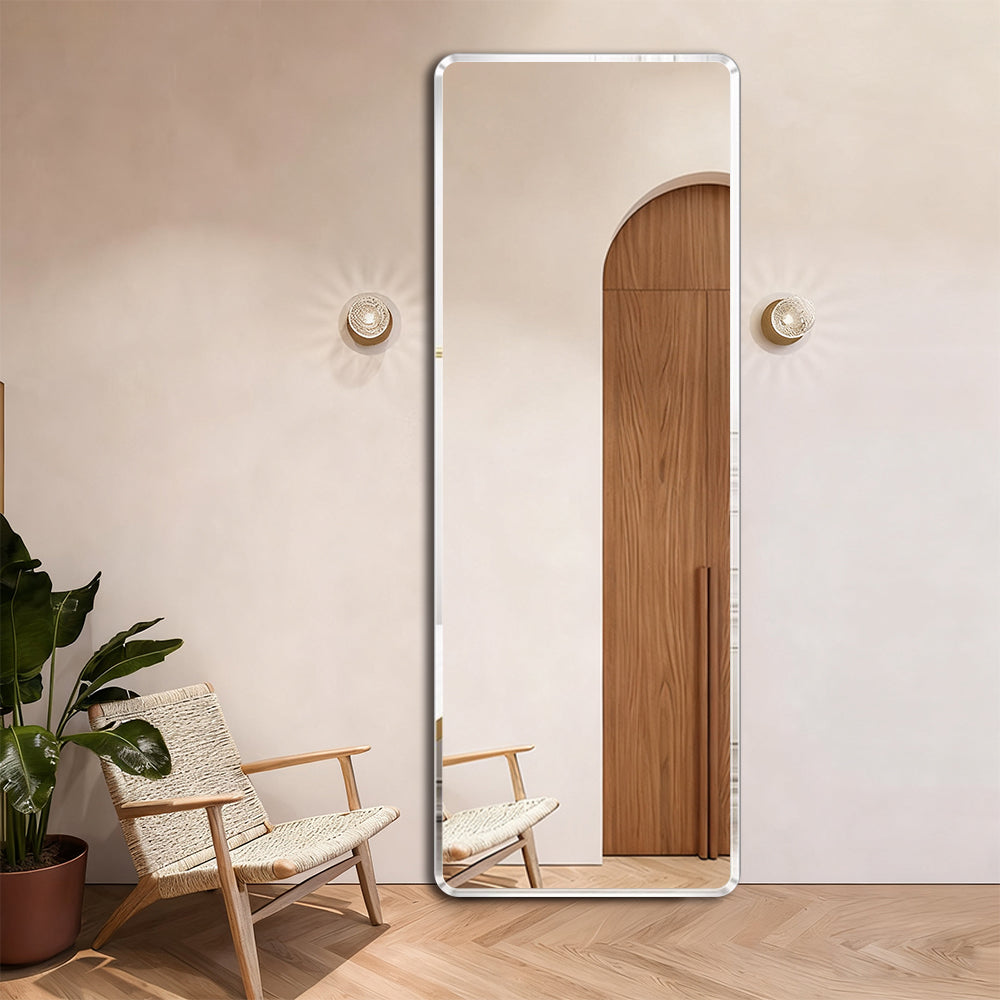 Frameless Beveled Edge Wall Rectangle Full Length Mirror - FLM12