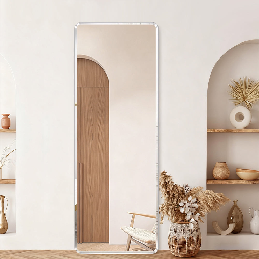 Frameless Beveled Edge Wall Rectangle Full Length Mirror - FLM12