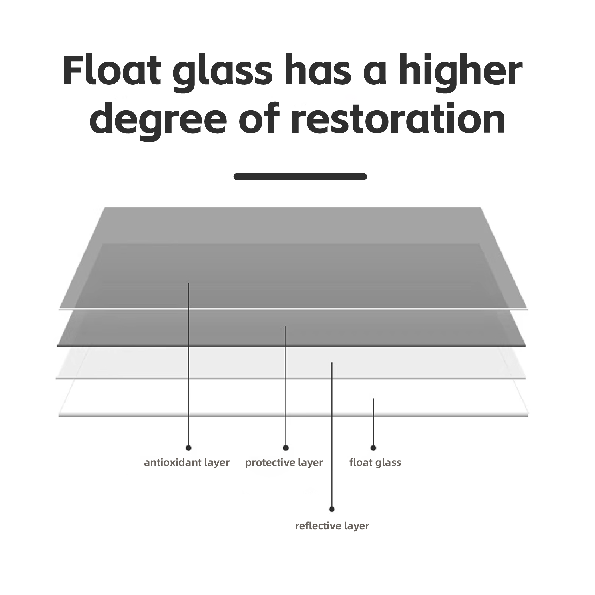 Crystal View Black Frame Full Length Mirror - FLM37