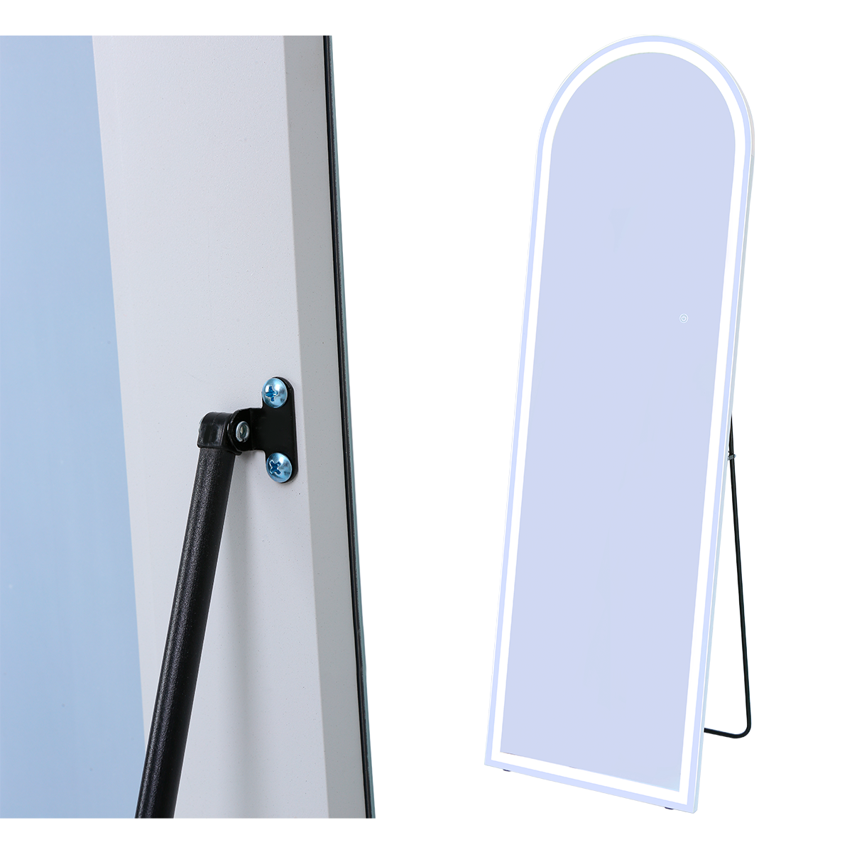 Crystal Arch LED Illuminated Full Length Dressing Mirror - FLM49