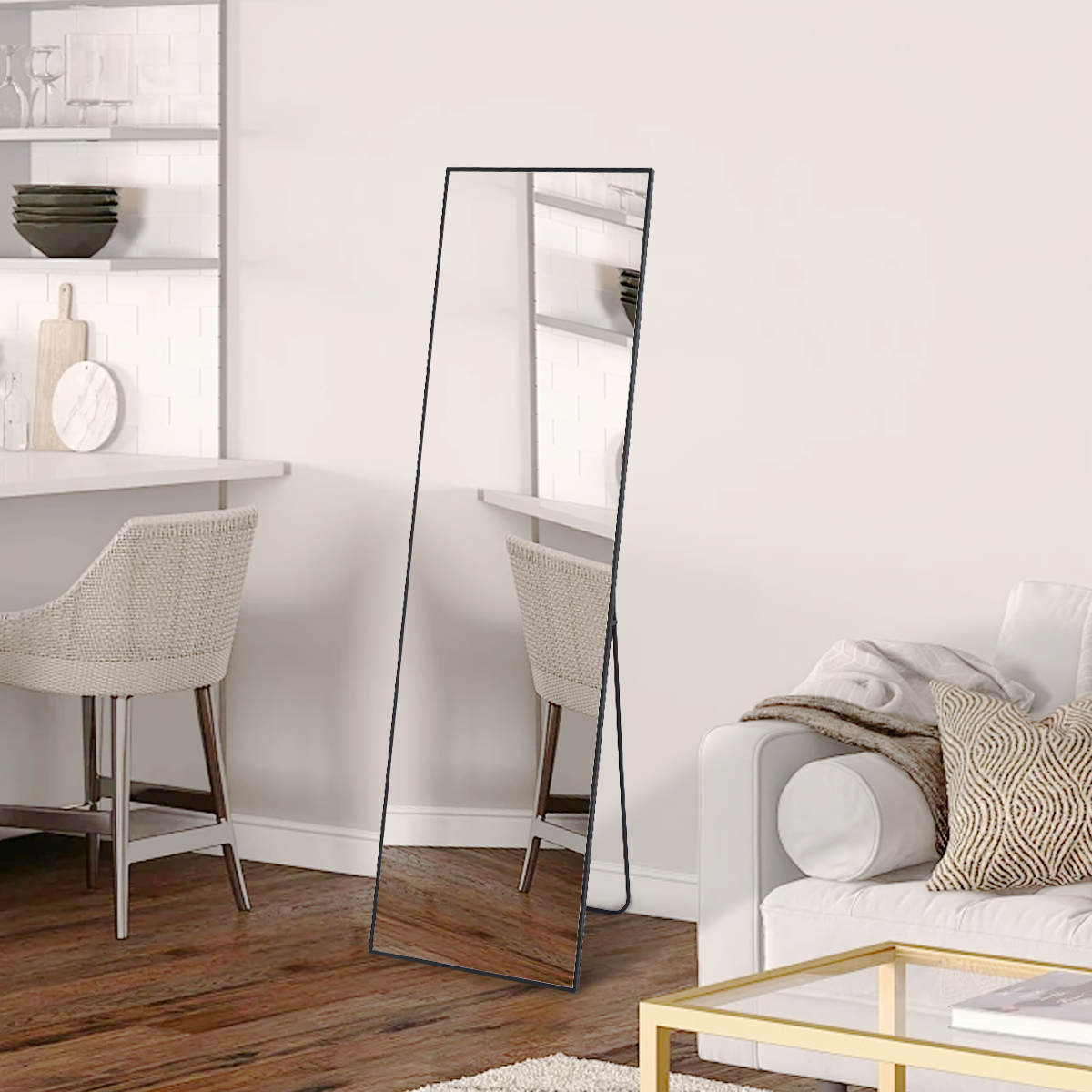 Modern Edge Dressing Mirror (Medium) - FLM36