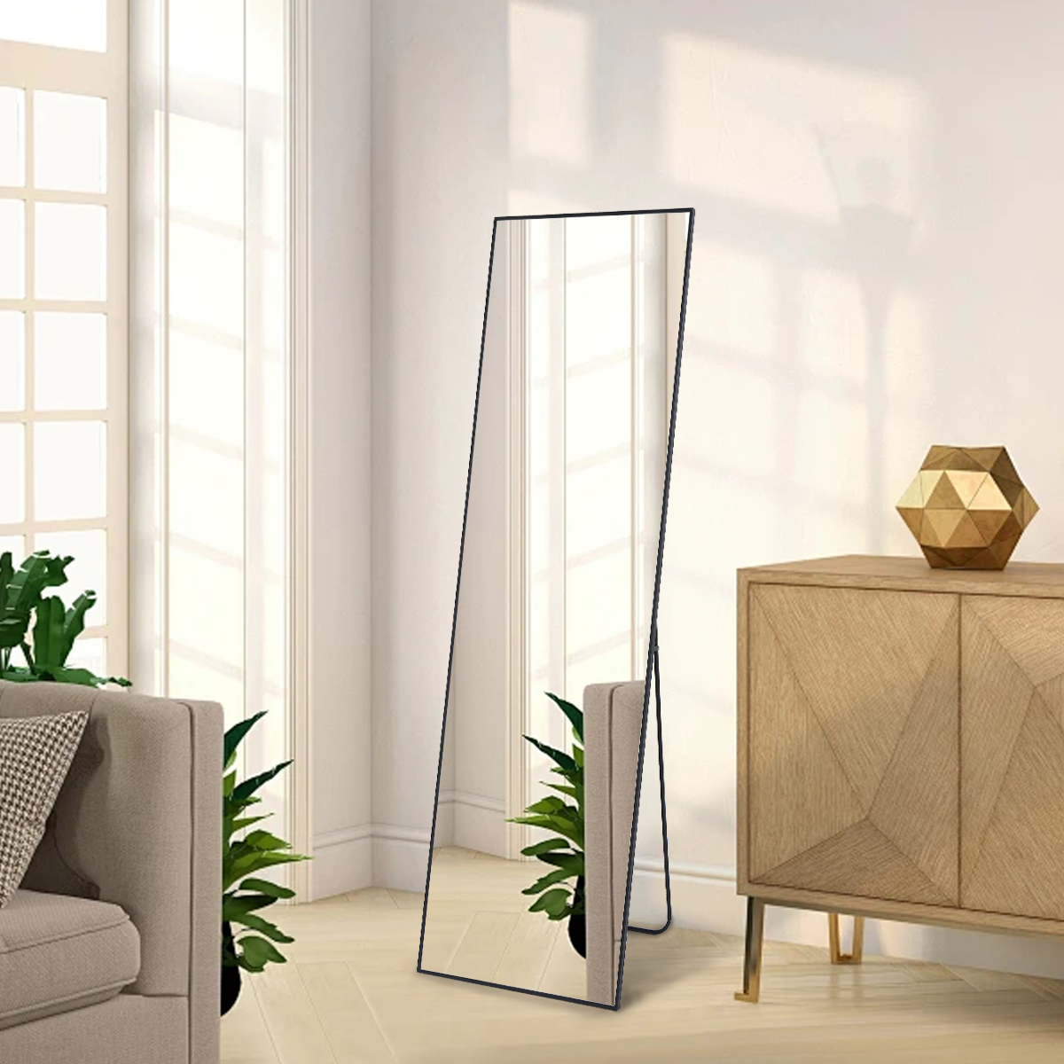Modern Edge Dressing Mirror (Medium) - FLM36