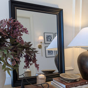 Elegant Wall Mirror (Dark Brown/Black) - FLM32