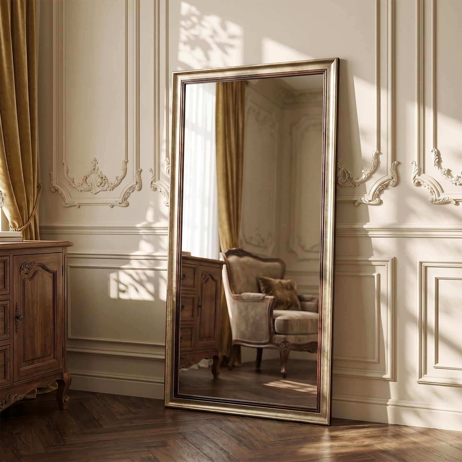 Classic Bronze Gold Full-Length Mirror - FLM38