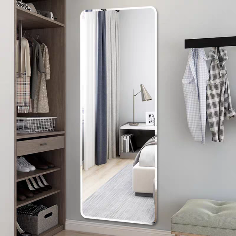 Frameless Beveled Edge Wall Rectangle Full Length Mirror - FLM12