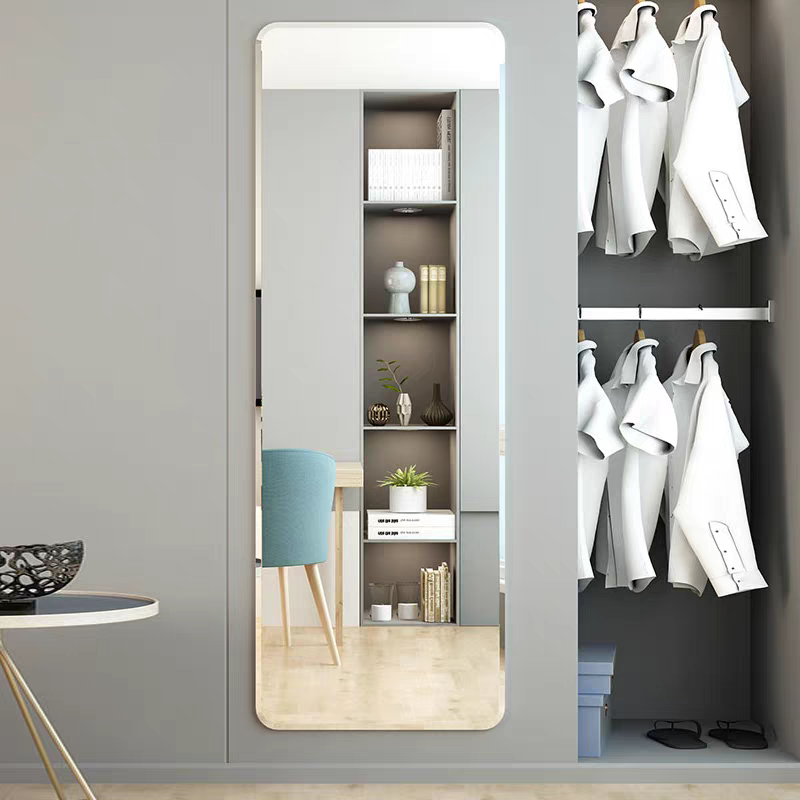 Frameless Beveled Edge Wall Rectangle Full Length Mirror - FLM12