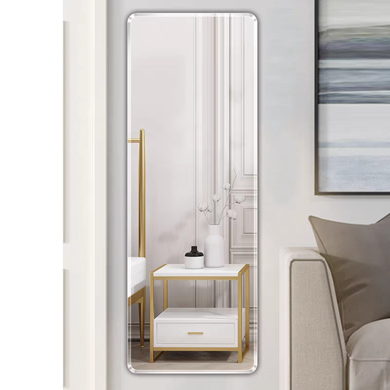 Frameless Beveled Edge Wall Rectangle Full Length Mirror - FLM12