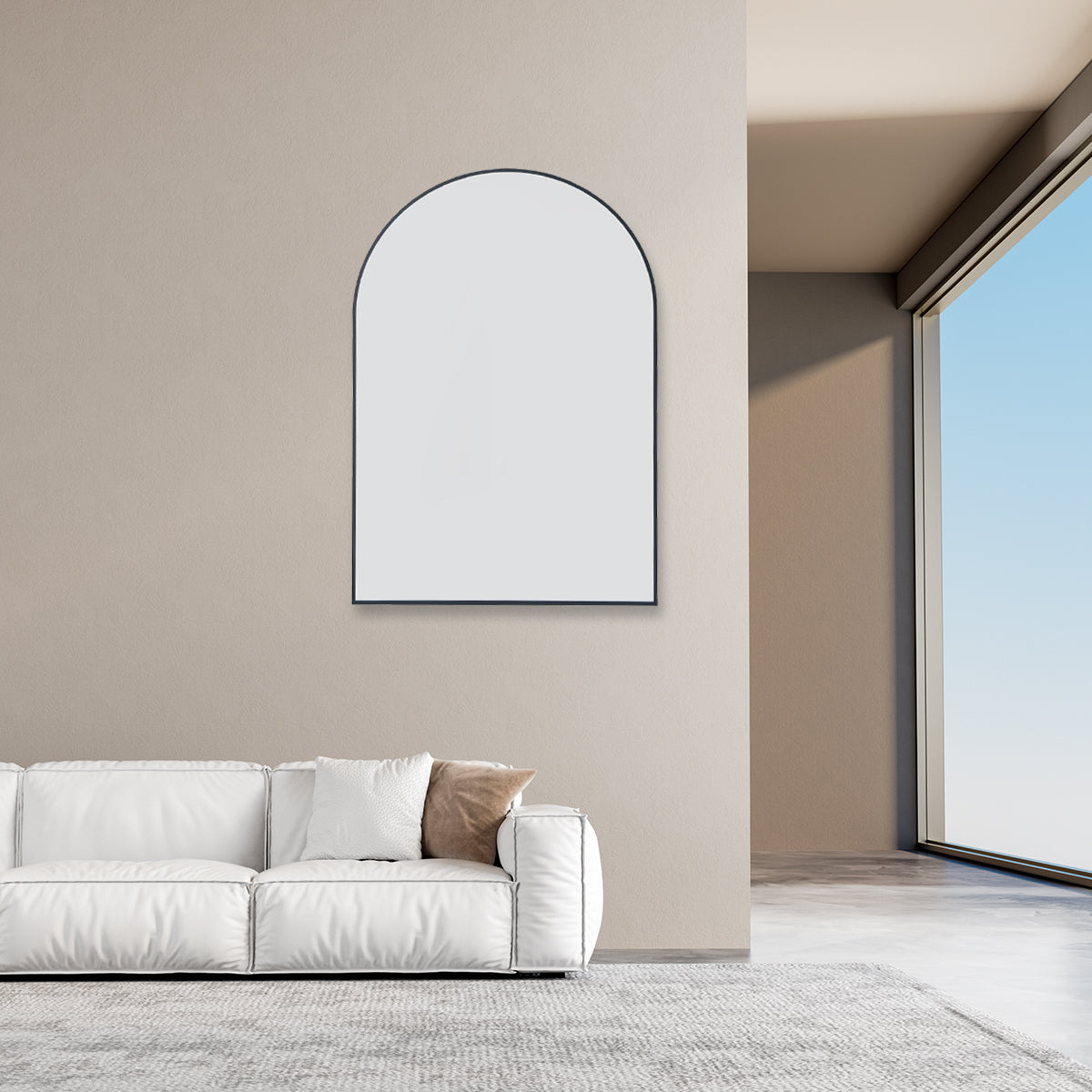 Crystal Arch Wall Mirror