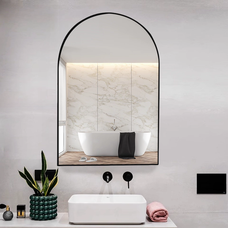 Crystal Arch Wall Mirror - FLM50