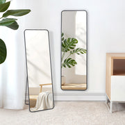 Crystal View Black Frame Full Length Mirror - FLM37