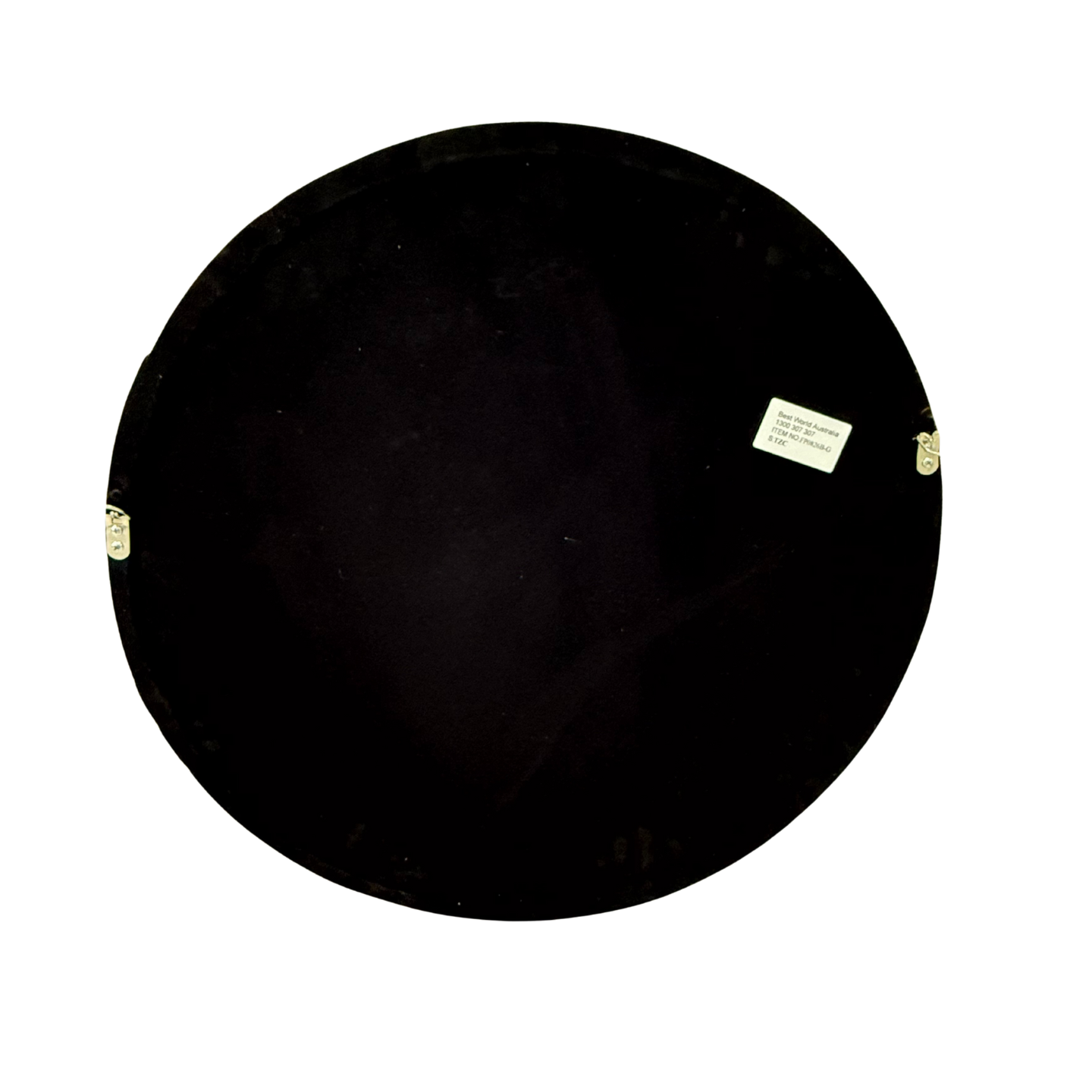Beaded Sunburst Wall Mirror 70cm Round Gold Decorative Accent