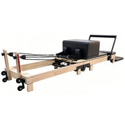 Formora Foldable Oak Wood Pilates Reformer - Home Studio Edition, 6-Spring with Jump Board