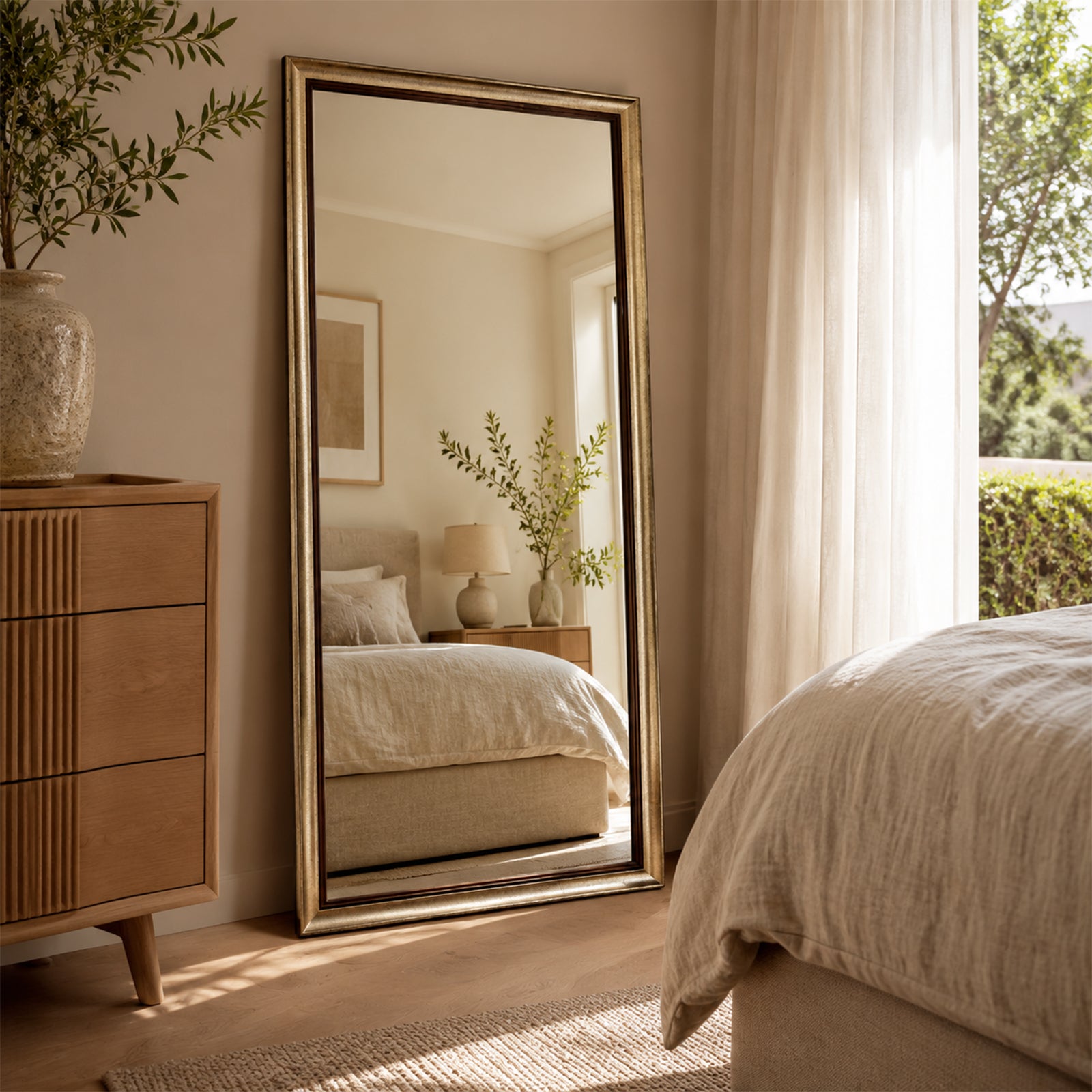 Classic Bronze Gold Full-Length Mirror - FLM38