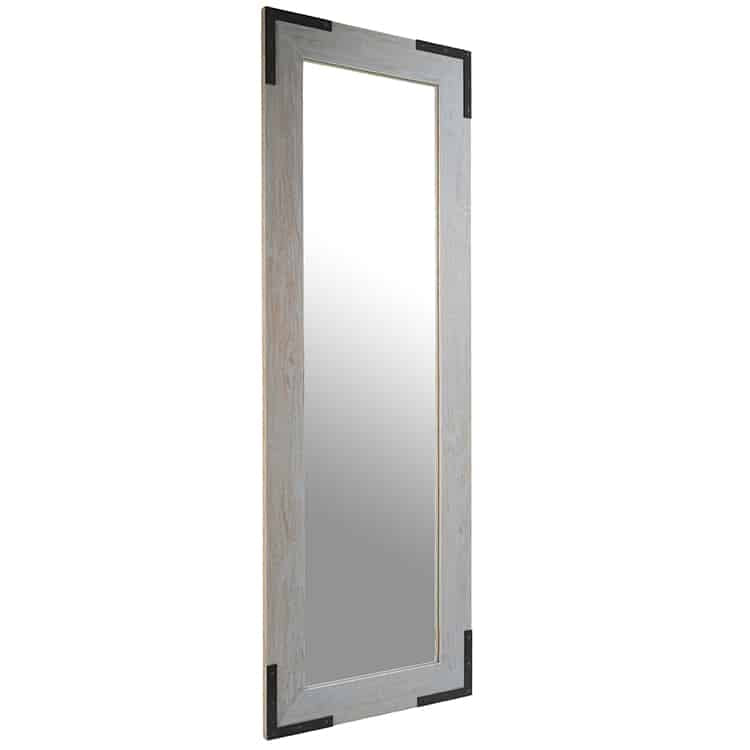 Spiegel Modern Full Height Mirror 173cm x 61cm Silver Grey Wall Mount Rectangular