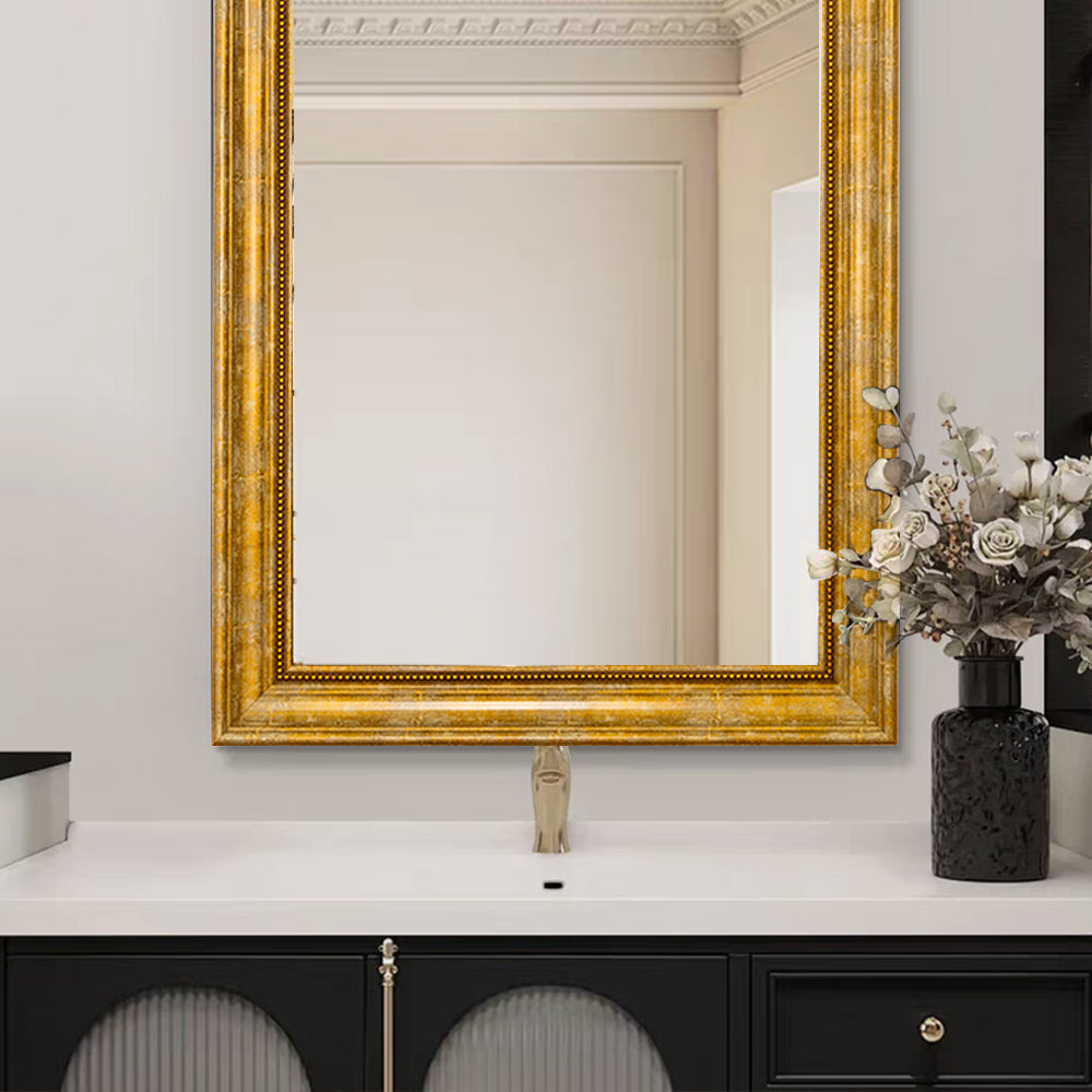 Elegant Wall Mirror (Gold) - FLM34