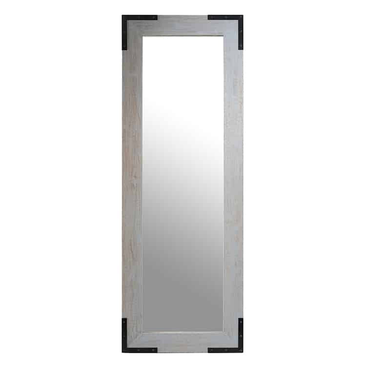Spiegel Modern Full Height Mirror 173cm x 61cm Silver Grey Wall Mount Rectangular