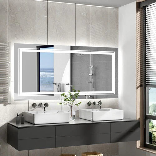 1500mm Jumbo LED Illuminated Bathroom Mirror Defog HD Vanity Mirror Dimmable AU