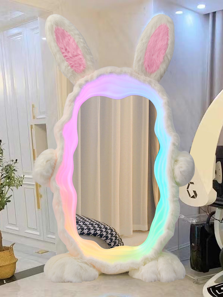 Rabbit Plush LED Dressing Mirror - FLM63