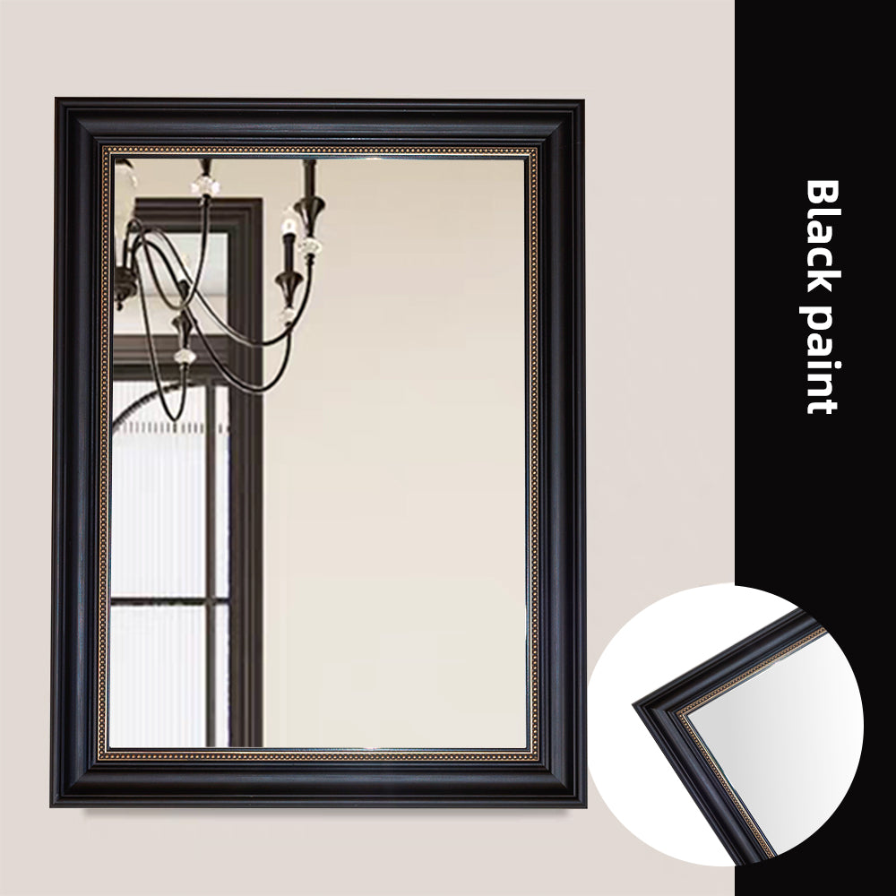 Elegant Wall Mirror (Black) - FLM32