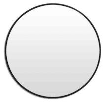 Rose Gold Framed Classic Round 60cm Decorative Wall Mirror for Living Rooms Bedrooms Bathrooms