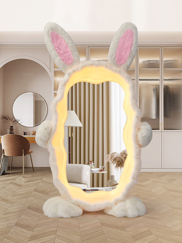 Rabbit Plush LED Dressing Mirror - FLM63