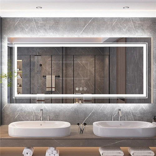 1500mm Jumbo LED Illuminated Bathroom Mirror Defog HD Vanity Mirror Dimmable AU