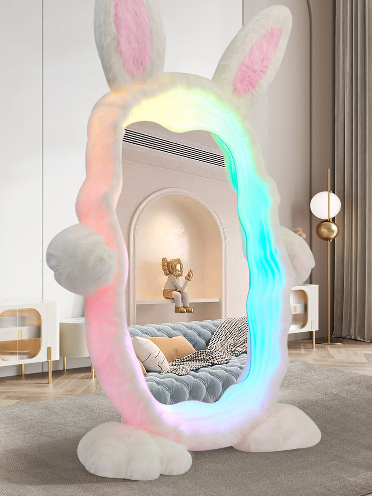 Rabbit Plush LED Dressing Mirror - FLM63