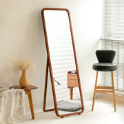 Classic Walnut Wood Frame Mirror - FLM05