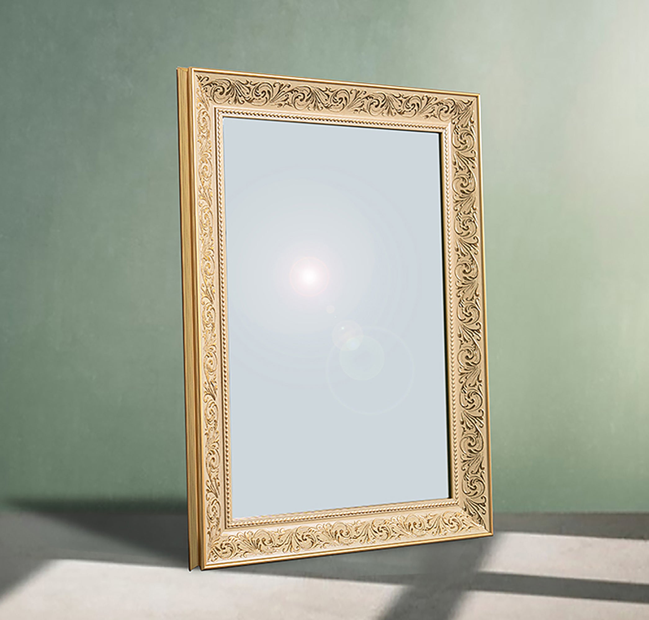 Ornate Frame Bathroom Mirror - FLM24
