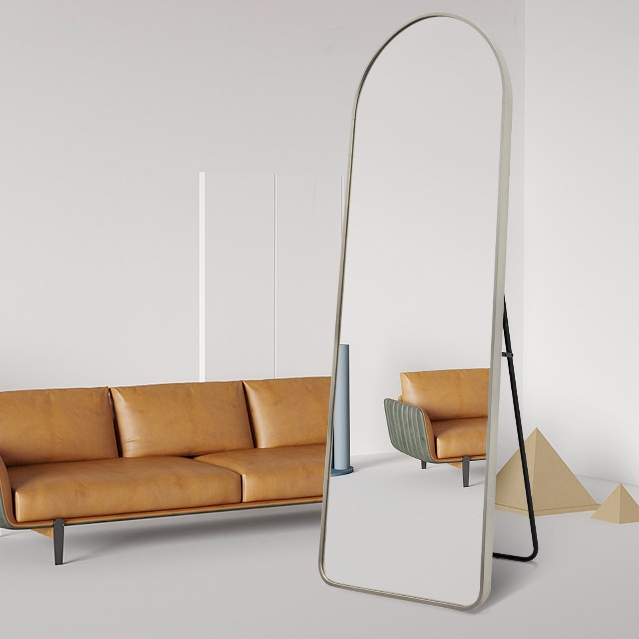 Arch Dressing Mirror - Silver