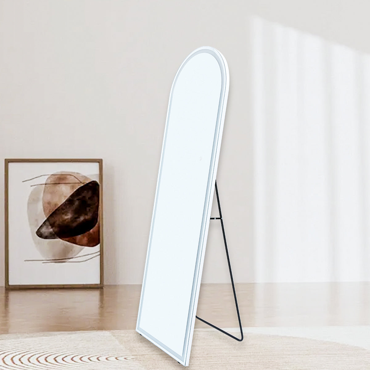 Crystal Arch LED Illuminated Full Length Dressing Mirror - FLM49