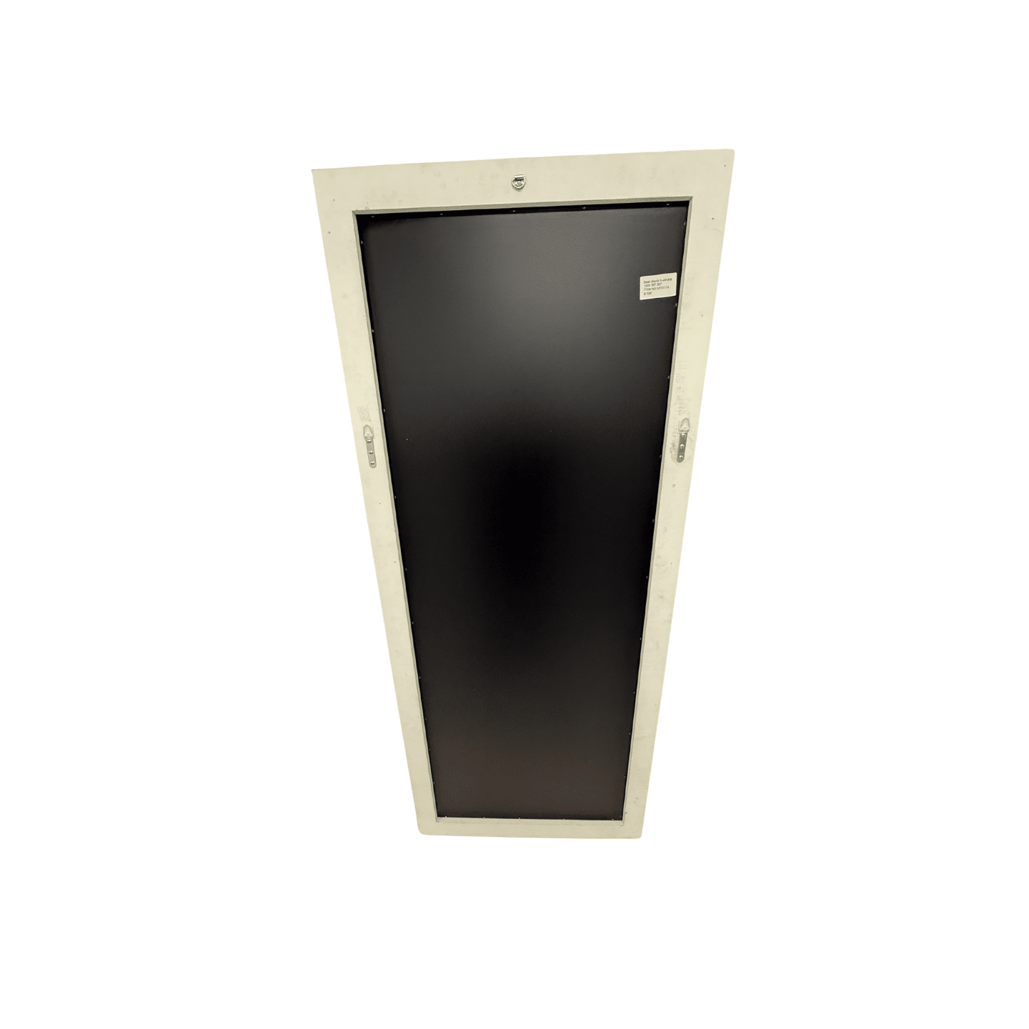 Zebra Fishbone Full Height Mirror 183cm x 76cm Brown Grey Wall Mount MDF Frame