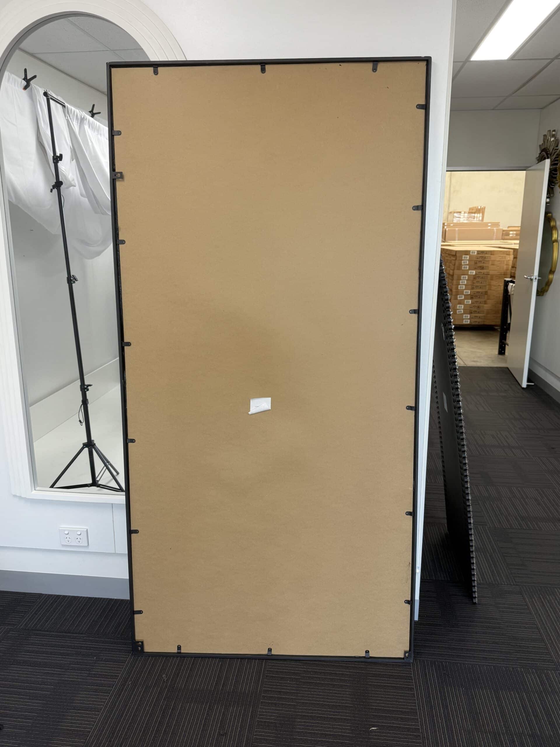 Iron Block Grid Rectangular Full Length Mirror 200cm x 100cm