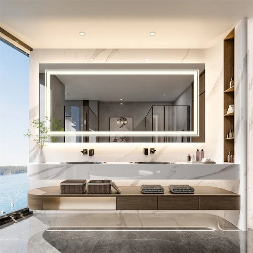 1500mm Jumbo LED Illuminated Bathroom Mirror Defog HD Vanity Mirror Dimmable AU