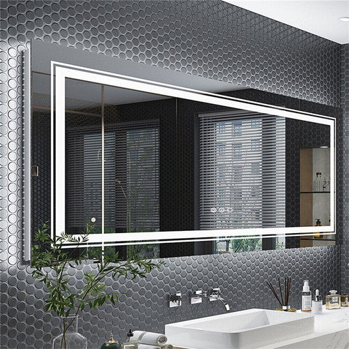 1500mm Jumbo LED Illuminated Bathroom Mirror Defog HD Vanity Mirror Dimmable AU