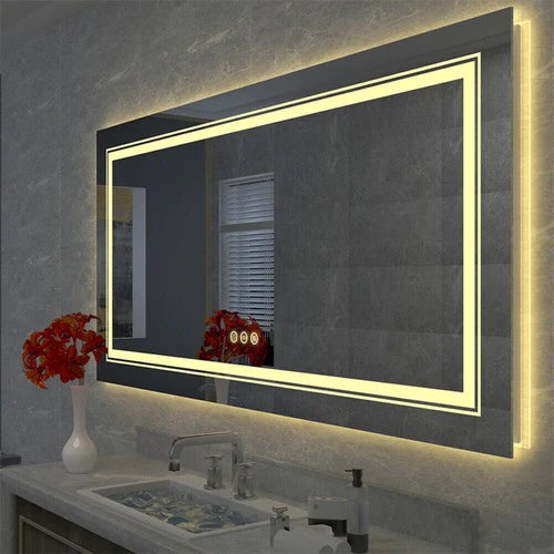 1500mm Jumbo LED Illuminated Bathroom Mirror Defog HD Vanity Mirror Dimmable AU