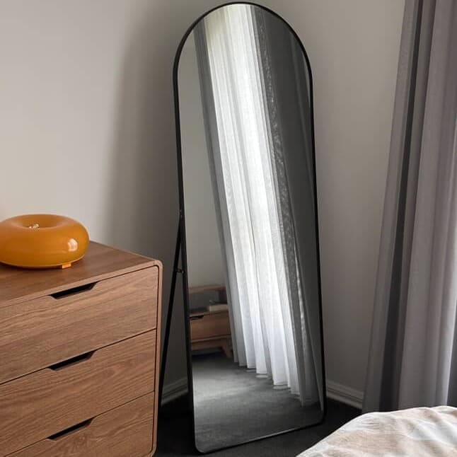 Arch Full Length Mirror (Black) - FLM30