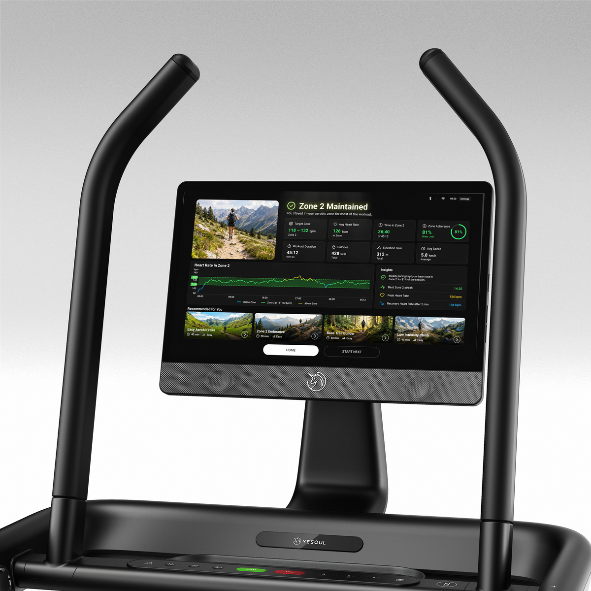Yesoul T5 Plus Treadmill - detail
